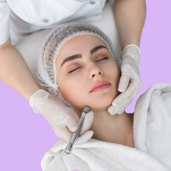 Add on microdermabrasion neck